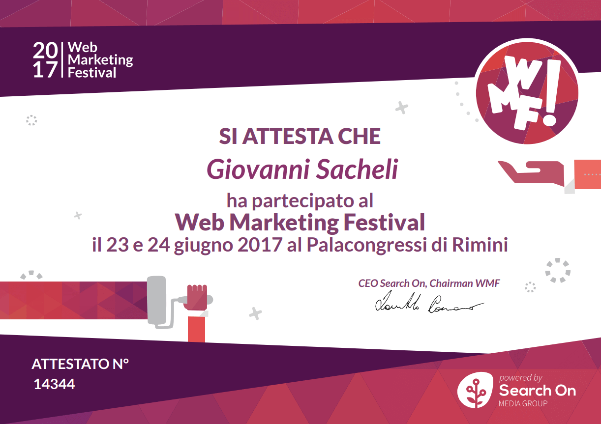 Web Marketing Festival 2017