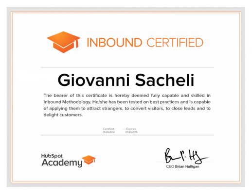 HubSpot Academy Inbound Certification