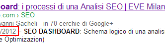 rimuovere data wordpress SERP