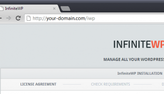 Installare InfiniteWP