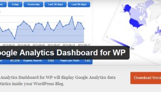 Google Analytics Dashboard For WordPress