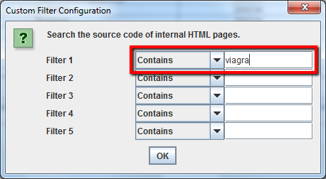 Trovare malware con Screaming Frog