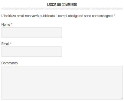 Come rimuovere il campo URL dai commenti WordPress