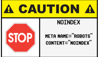 NOINDEX meta tag