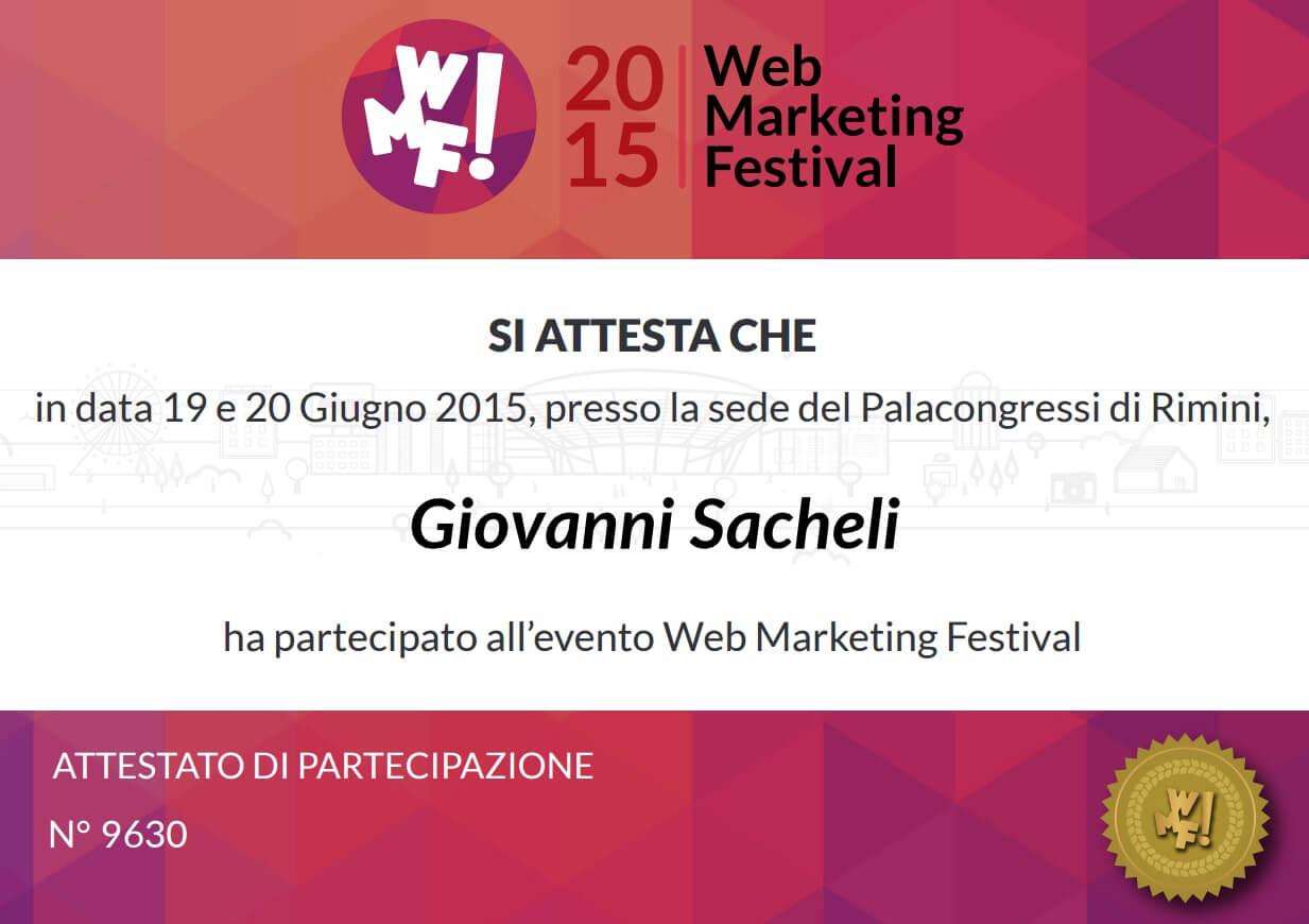 Web Marketing Festival 2015