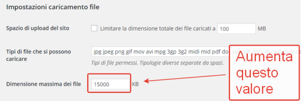 Aumentare le dimensioni dei file in upload in ambiente PHP-Nginx