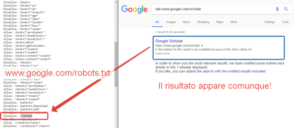 Come impedire l’accesso a Google su un sito in sviluppo