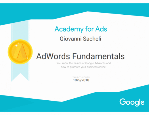 Certificazione Google AdWords 2017