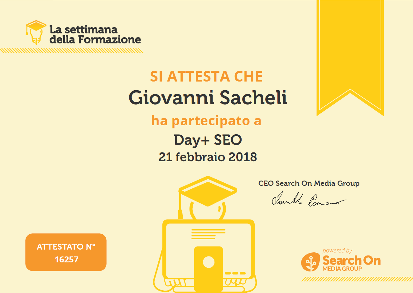 Settimana della Formazione 2018