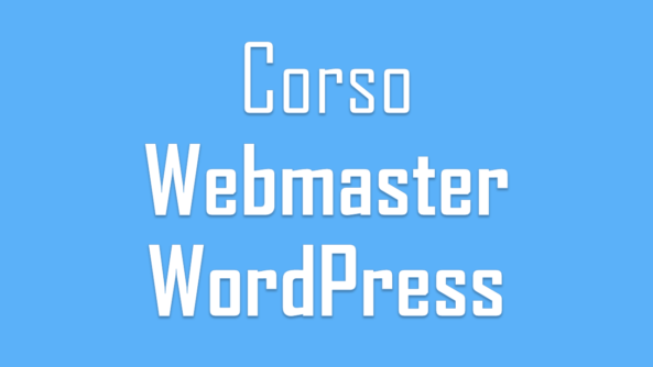 Corso Webmaster WordPress