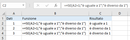 Excel - Funzione SE