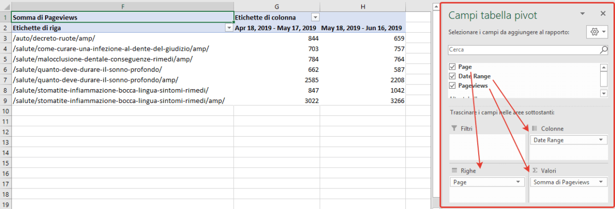 Excel - Tabella Pivot