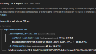 Critical chain requests