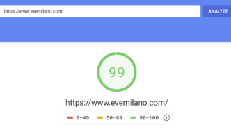 PageSpeed evemilano.com