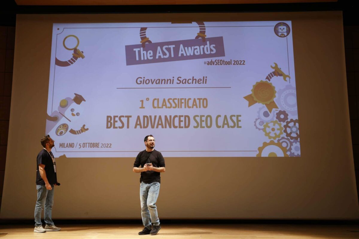 Giovanni Sacheli Winner Advanced SEO Tool 2022