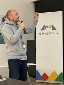Giovanni Sacheli relatore DevFest Trento 2023