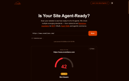 Come verificare se un sito è pronto per l’AI: guida al tool Cloudflare isitagentready.com