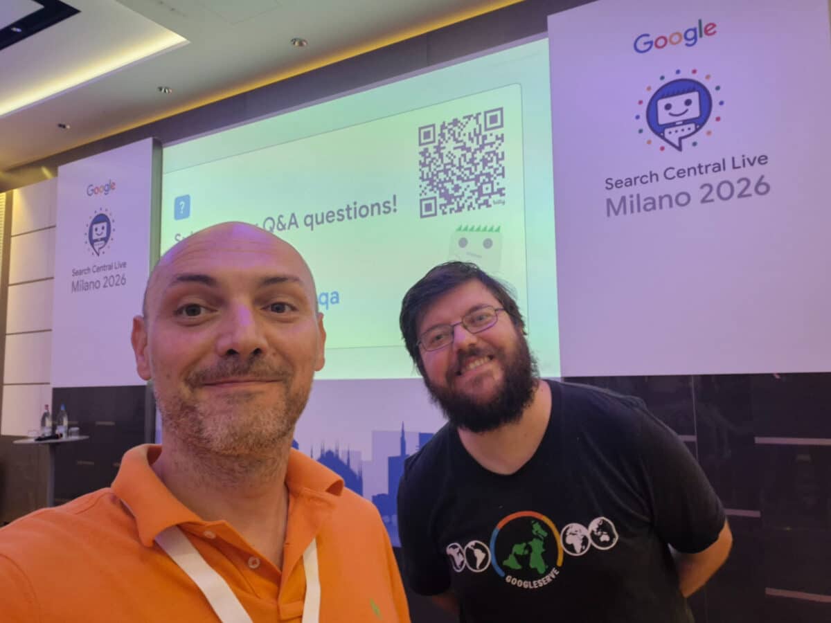 Giovanni Sacheli & Martin Splitt @ Google Search Central Live Milan 2026