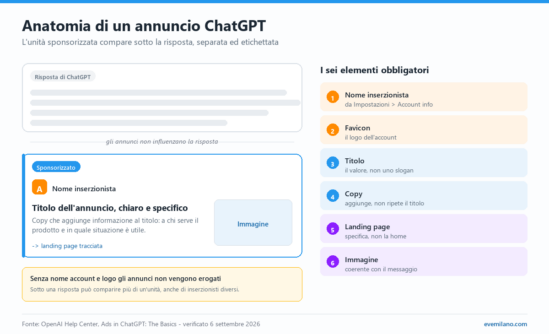 Come funziona ChatGPT Ads: guida al canale pubblicitario di OpenAI