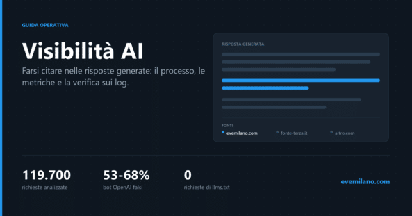 Visibilità AI: la guida operativa per farsi citare nelle risposte generate